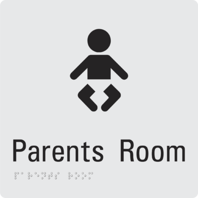Parents Room Braille Sign
