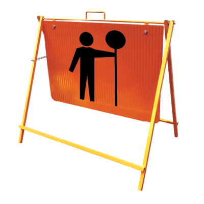 Barrier A-Frame Site Sign