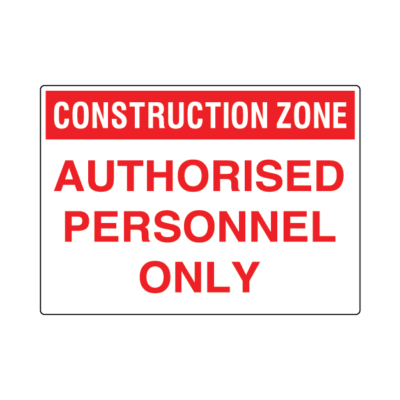 Construction Zone Header