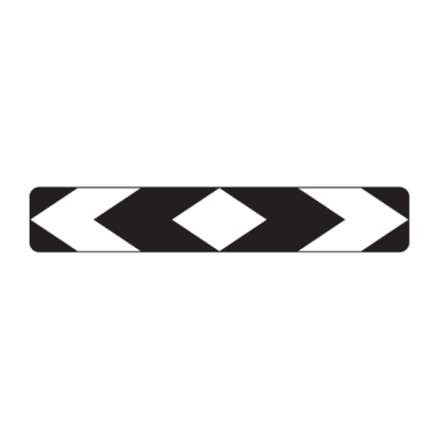 Bidirectional Hazard Marker Street Blade Sign
