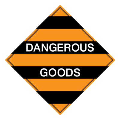 Dangerous Goods Safety Sign