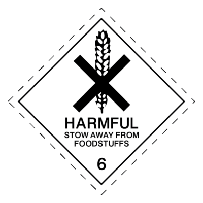 Harmful Dangerous Goods Sign