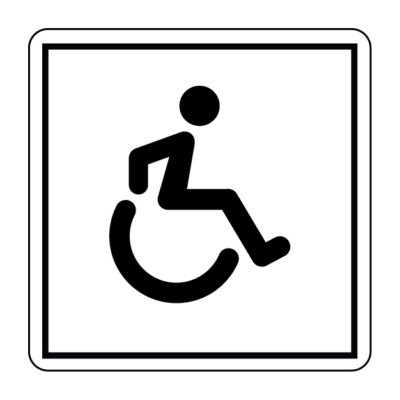 Disabled Access Icon Sign
