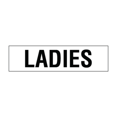 Ladies Toilet Sign