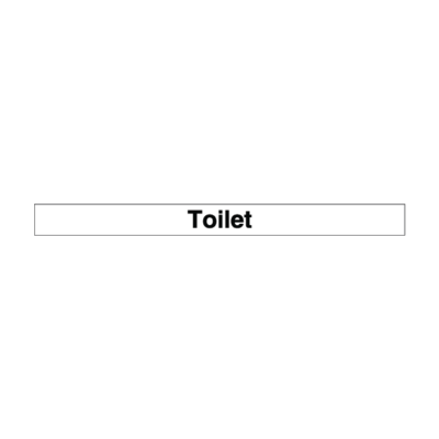 Large Hosplan Toilet Sign
