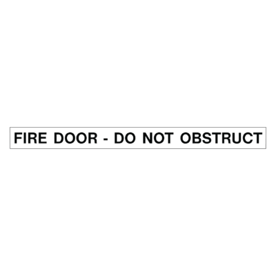 Fire Door Safety Sign