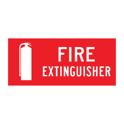 Large Fire Extinguisher Sign