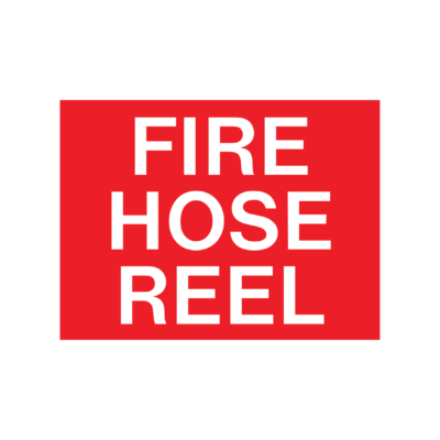 Small Fire Hose Reel Sign