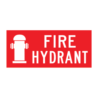 Fire Hydrant Safety Sign