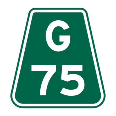 Route Marker Guide Sign