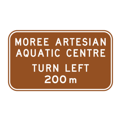 Advance Directional Guide Sign (Three Section)