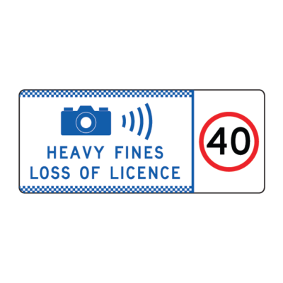 Heavy Fines Loss Of Licence 40 Guide Sign