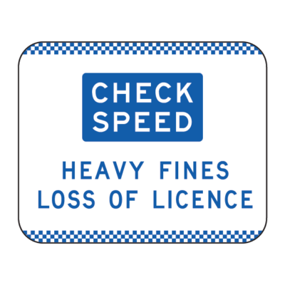 Heavy Fines Loss Of Licence Guide Sign