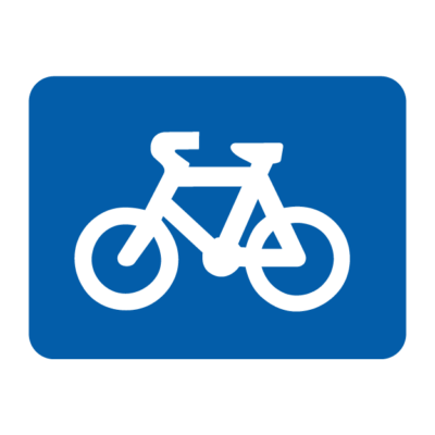 Bicycle Route Marker Sign