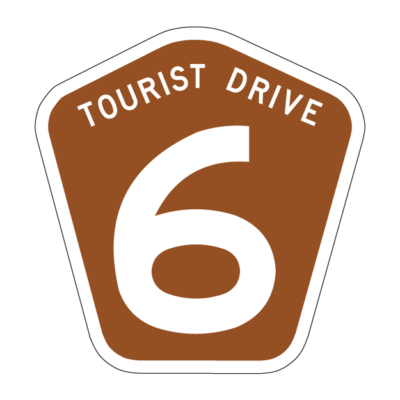 Tourist Drive Route Marker Shield