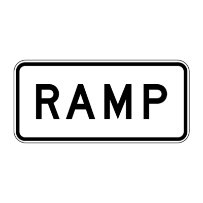 Ramp Guide Sign