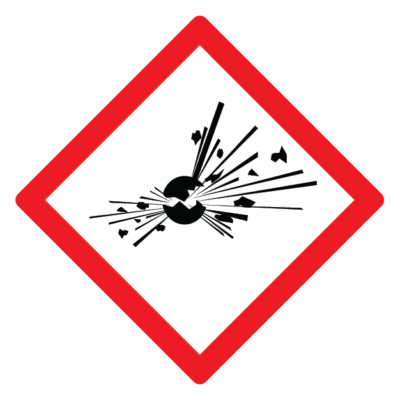 Explosives Dangerous Goods Sign