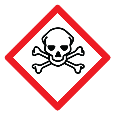 Toxic Waste Dangerous Goods Sign