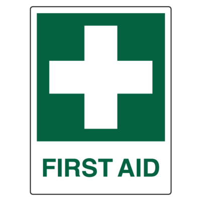 First Aid Emergency Sign