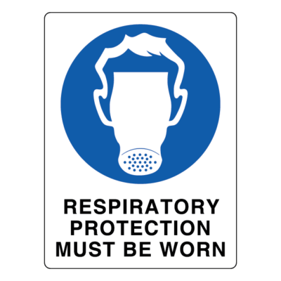 Respiratory Protection Must Be Worn Sign