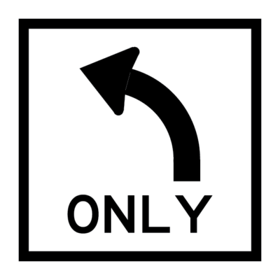 Only Temporary Road Sign