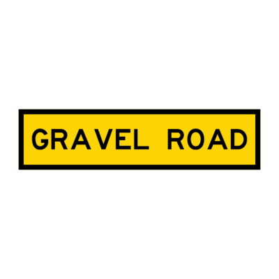 Gravel Road Multi Message Sign