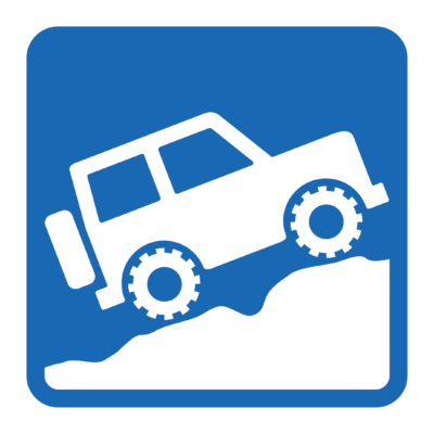 4WD Track Compliance Sign