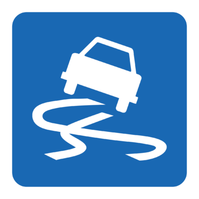 Winding Road Warning Symbol
