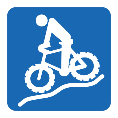 Mountain Biking Sign