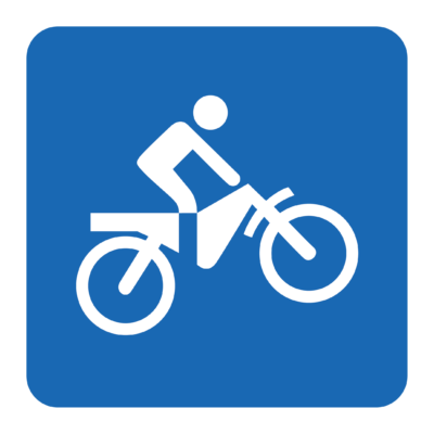 Motorcycling Sign