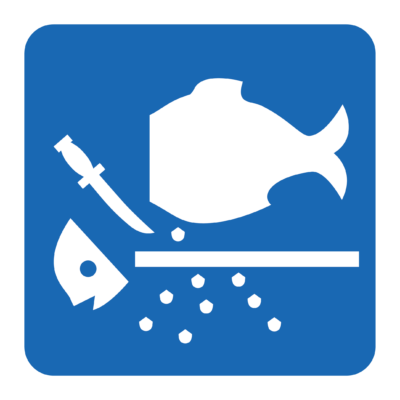 Fish Cleaning Area Sign