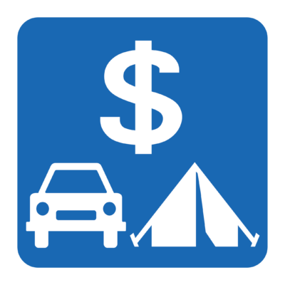 Camping and Caravans Sign