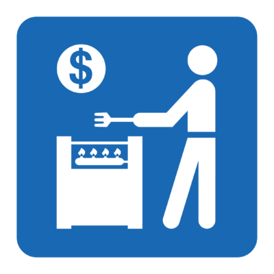 BBQ Fees Apply Sign