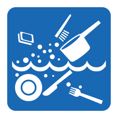 Dishwashing Area Sign