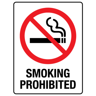 Smoking - Prohibited Sign