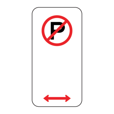 No Parking Regulatory Sign