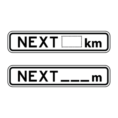 Next M Regulatory Sign
