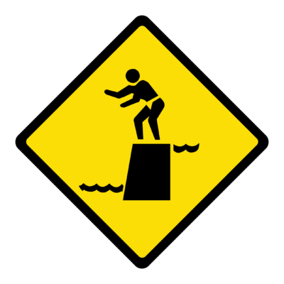 Diving Hazard Warning Symbol