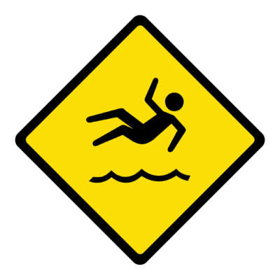 Fast Flowing Water Hazard Symbol