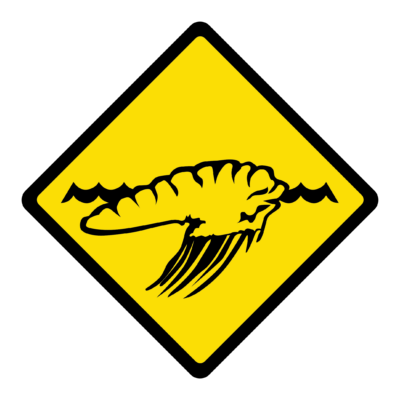 Crocodile Hazard Sign