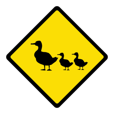 Duck Crossing Sign