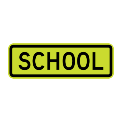 School Warning Sign